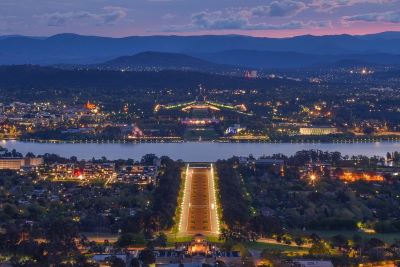 View from Mount Ainslie